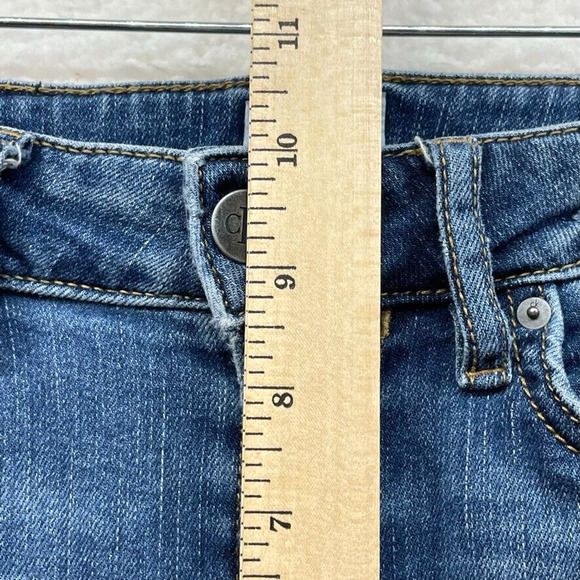 Calvin Klein Womens High Waist Legging Jeans 28 Blue Distressed Skinny Stretch - Picture 10 of 12